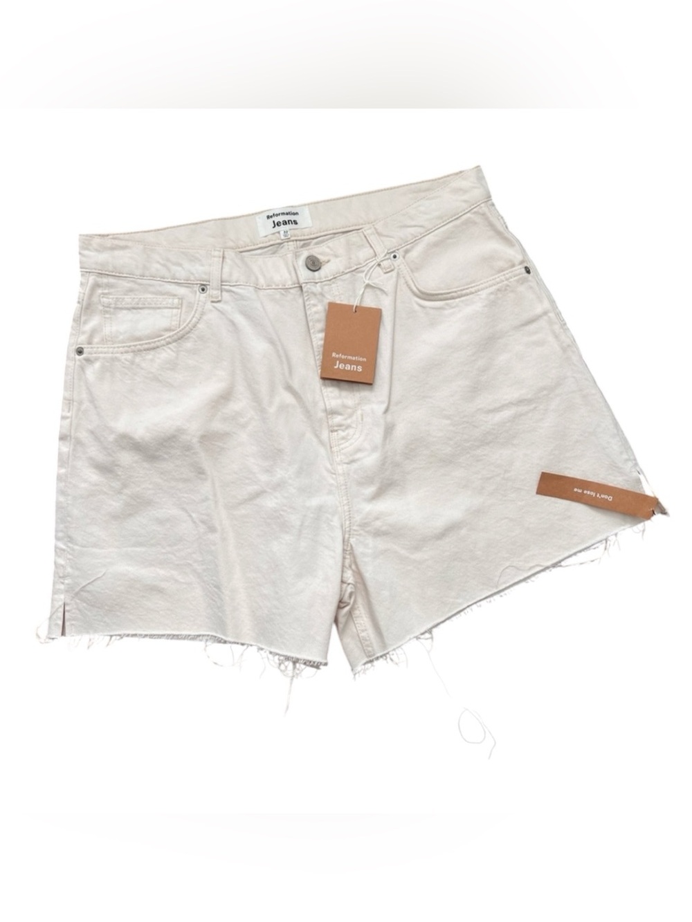 Reformation Wilder High Rise Relaxed Jean Shorts